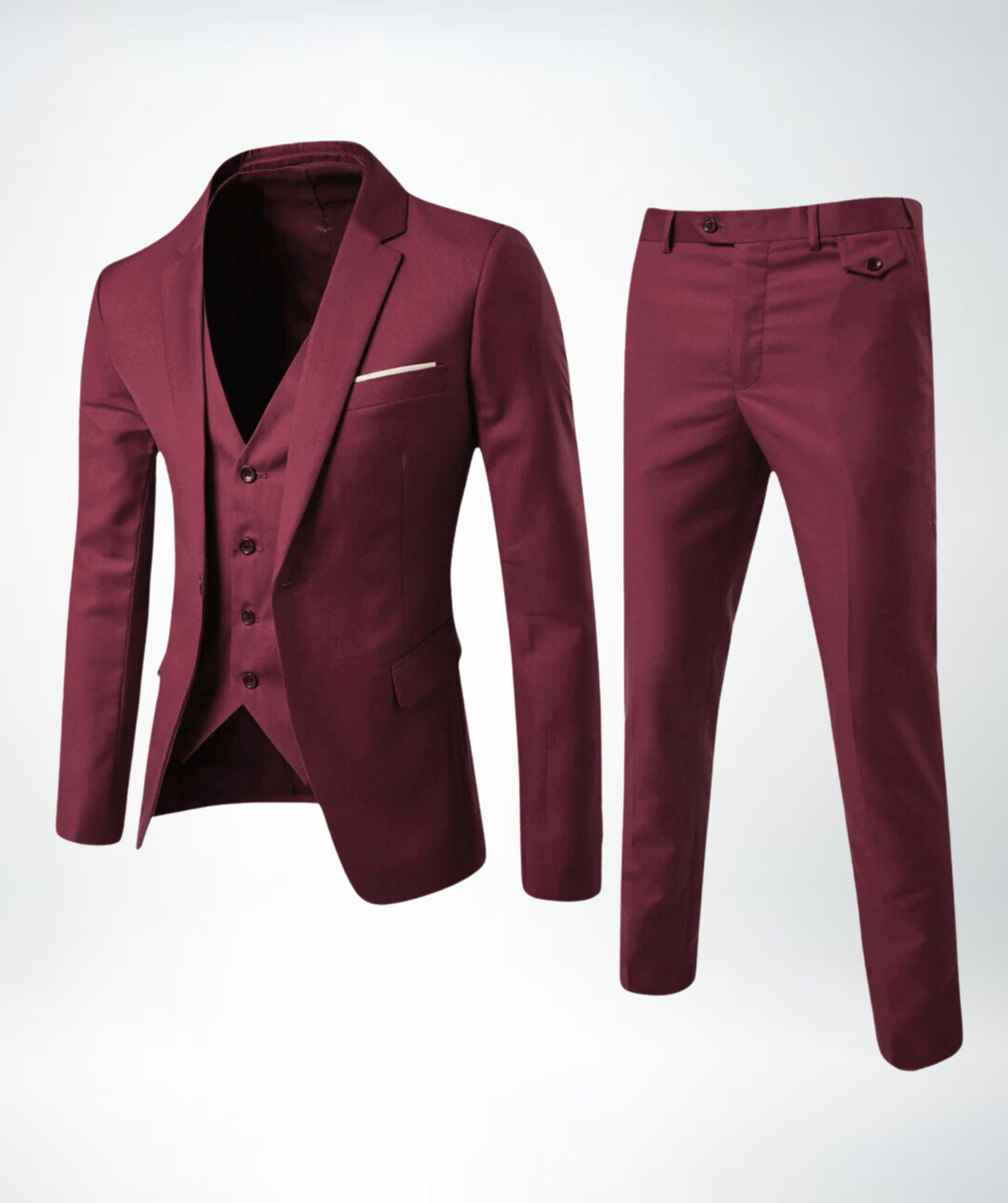Stylish Men's Three-Piece Suit