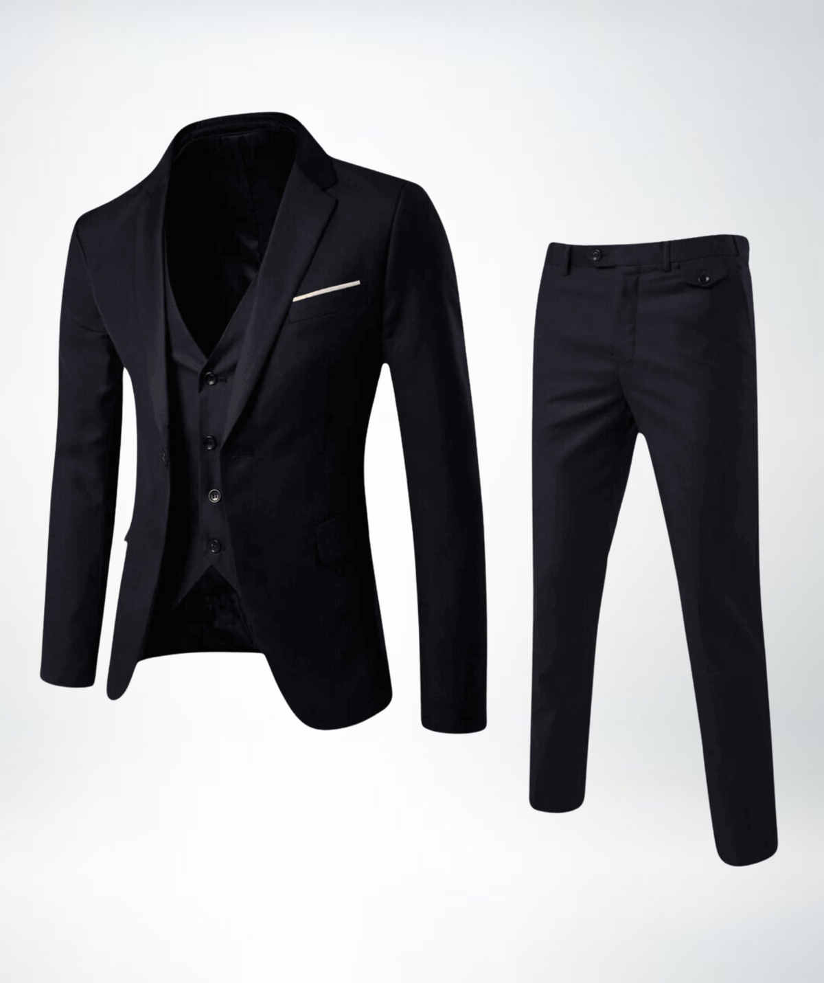 Stylish Men's Three-Piece Suit