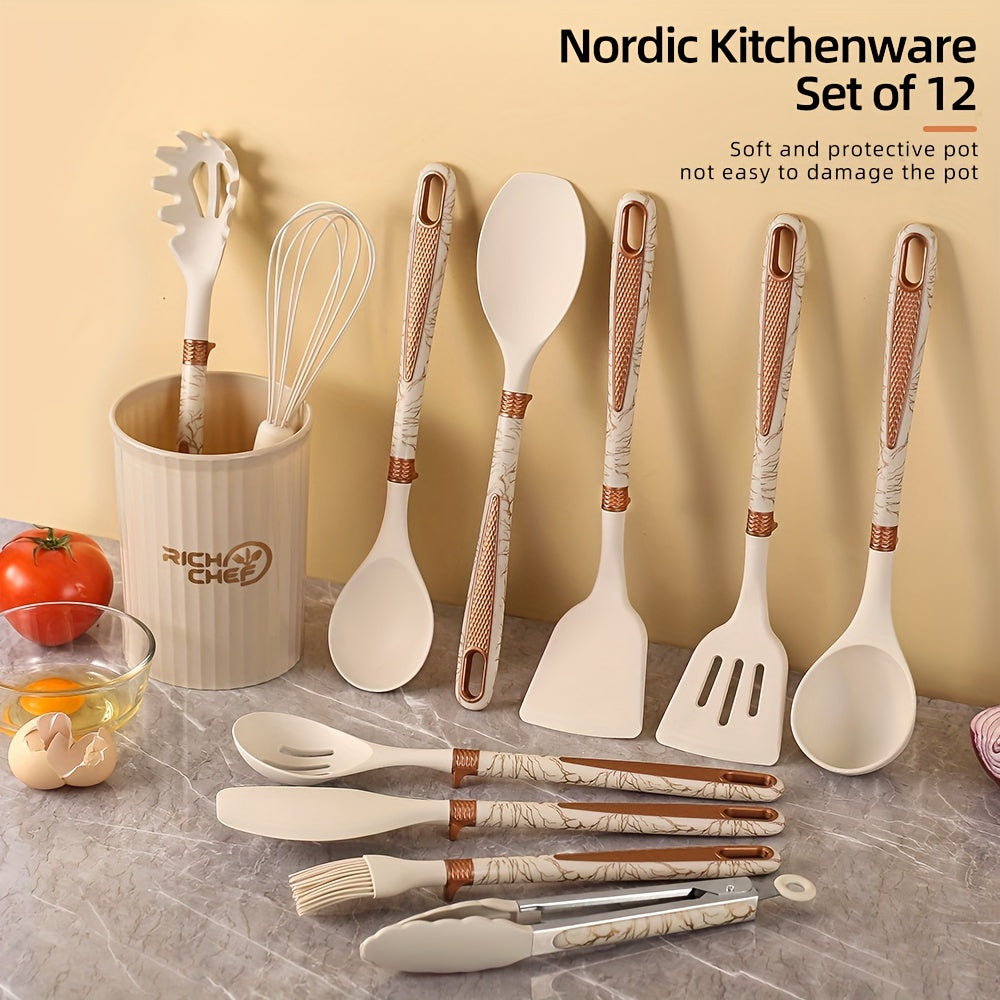 Stylish Silicone Kitchen Utensil Set