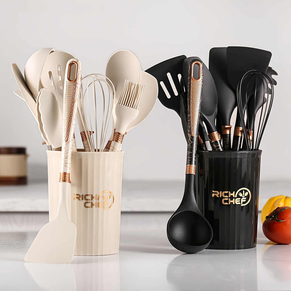 Stylish Silicone Kitchen Utensil Set