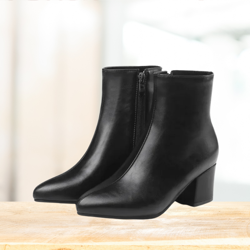 Stylish Silver Women's Ankle Boots - Comfort & Fashion