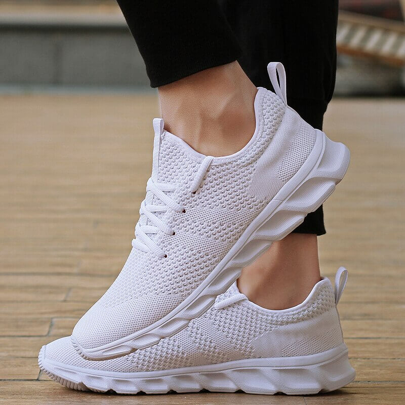 Stylish White Running Shoes