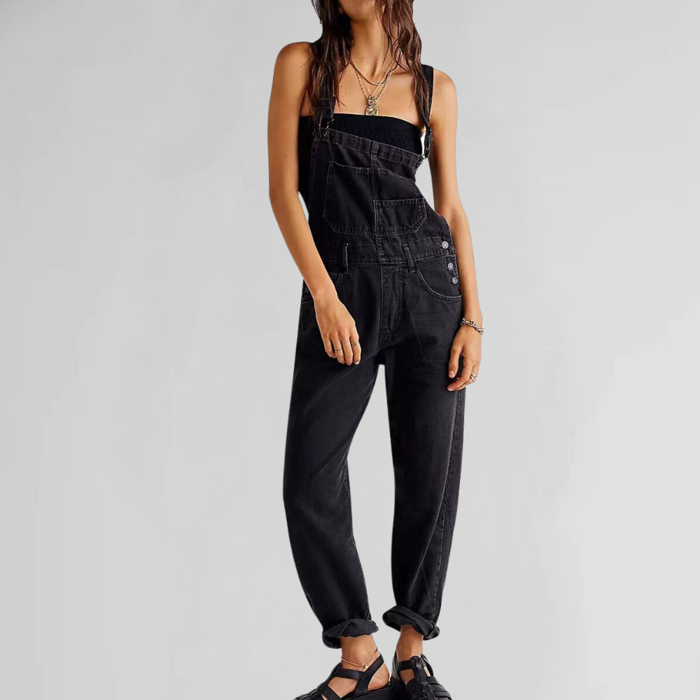 Stylish Women's Denim Overalls - Trendy and Comfortable