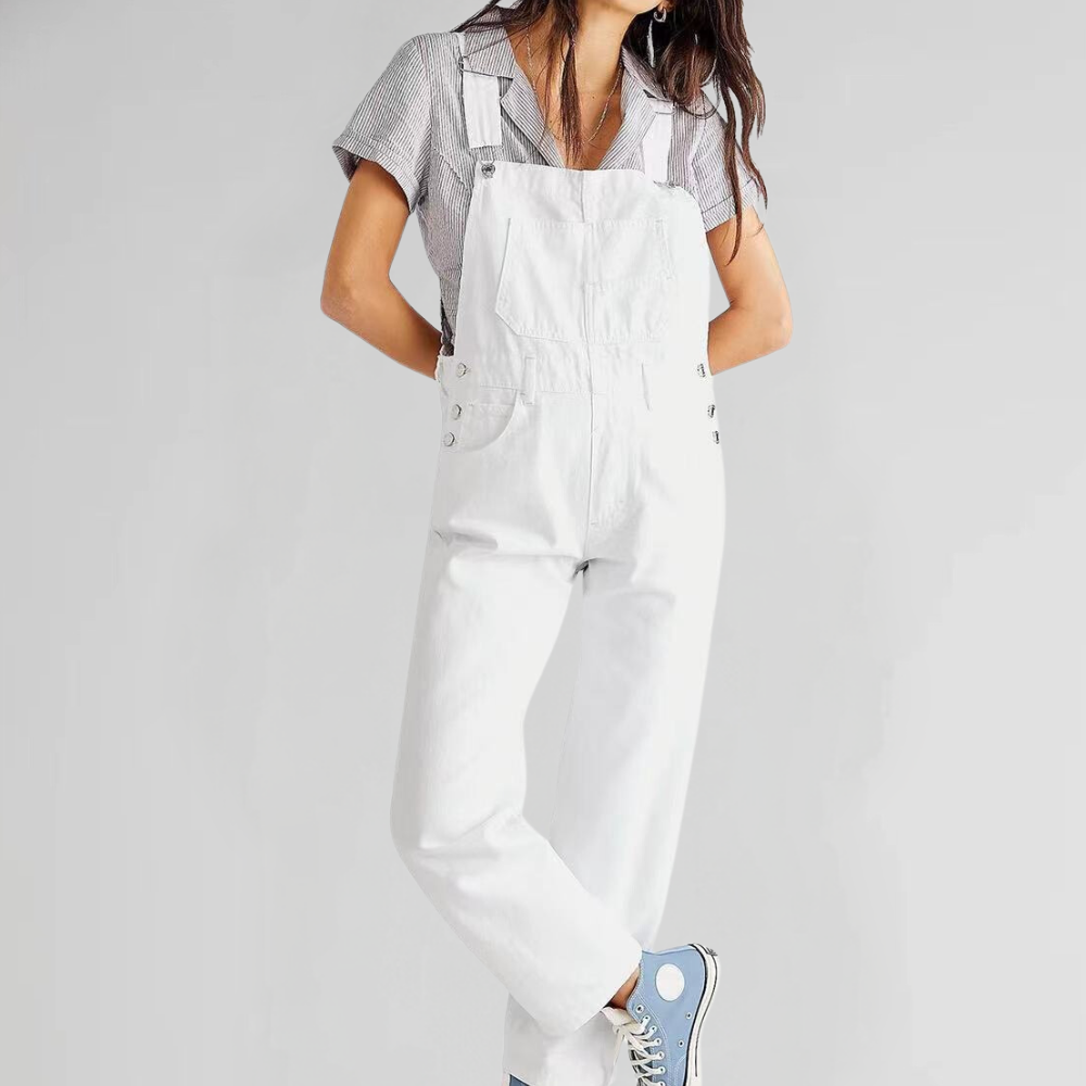 Stylish Women's Denim Overalls - Trendy and Comfortable