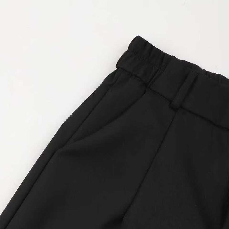 Suit Trousers with Comfortable Fit and Flattering High Waist