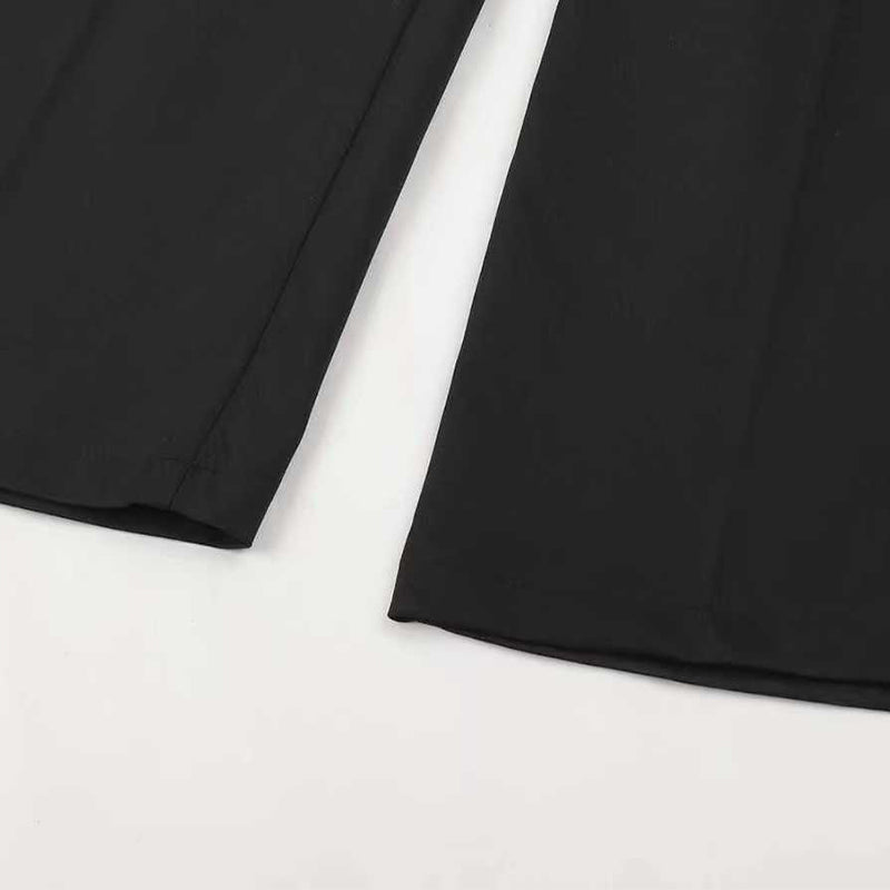 Suit Trousers with Comfortable Fit and Flattering High Waist