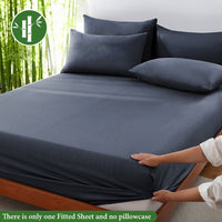 Summer Cooling Bamboo Fiber Fitted Sheet – Luxurious Breathable Comfort