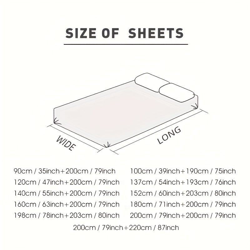 Summer Cooling Bamboo Fiber Fitted Sheet – Luxurious Breathable Comfort