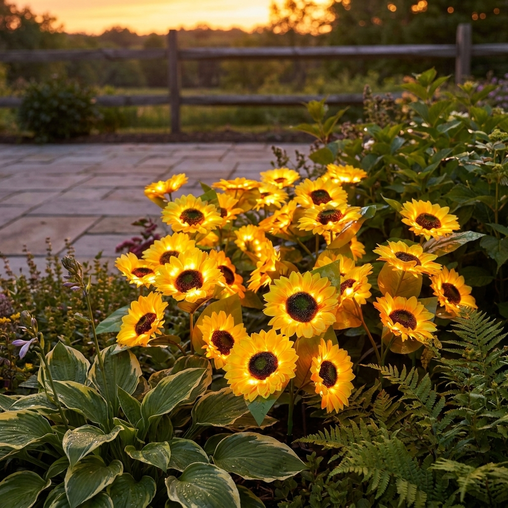 Sunflower Solar Garden Lights
