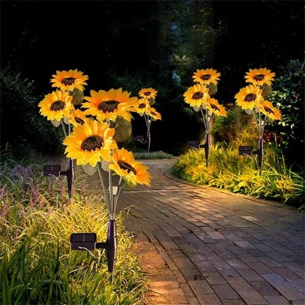 Sunflower Solar Garden Lights