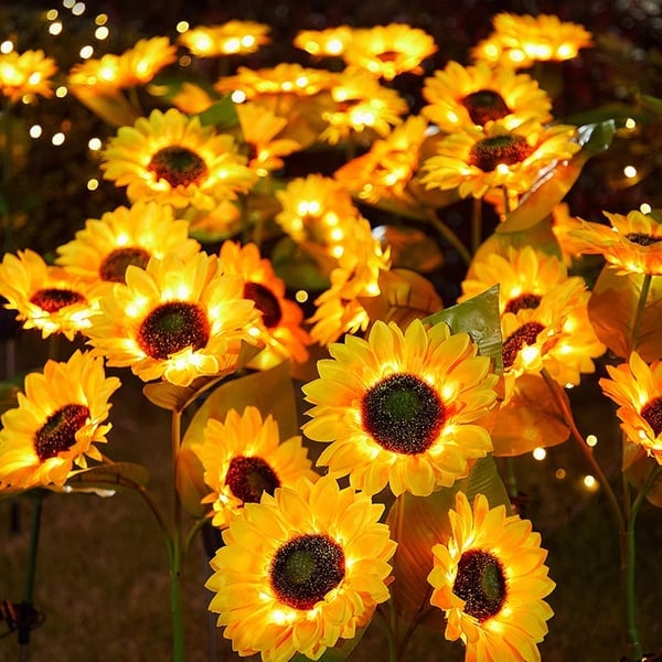 Sunflower Solar Garden Lights