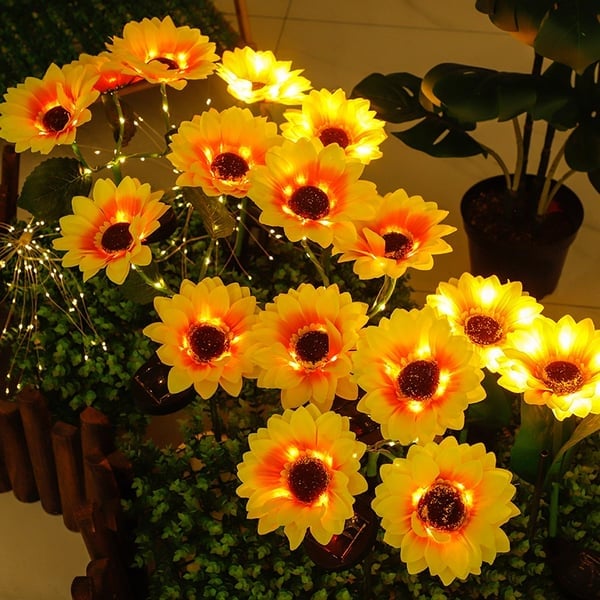 Sunflower Solar Garden Lights