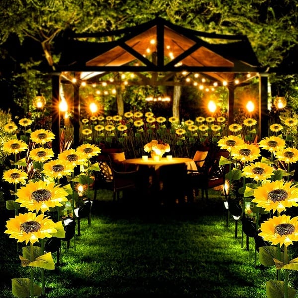 Sunflower Solar Garden Lights