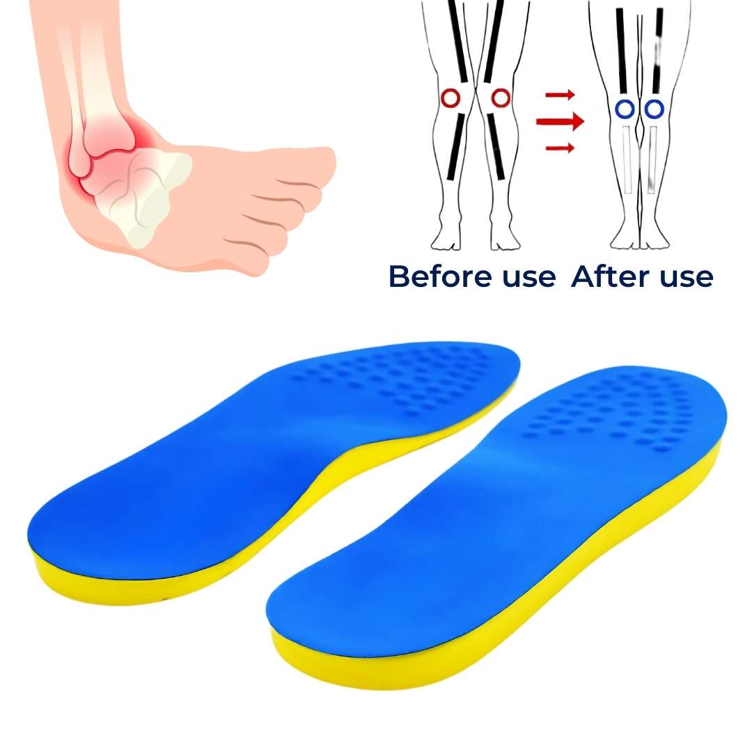 Supination Insoles for Underpronation - Orthopedic Foot Support Insoles for Everyday Comfort