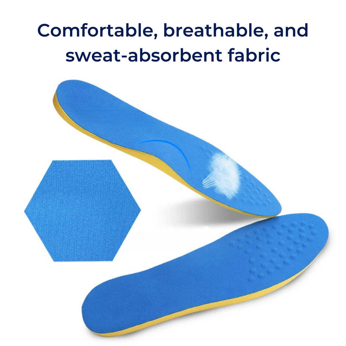 Supination Insoles for Underpronation - Orthopedic Foot Support Insoles for Everyday Comfort