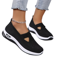Supportive, Flexible, Comfortable and Breathable Women's Textile Shoes