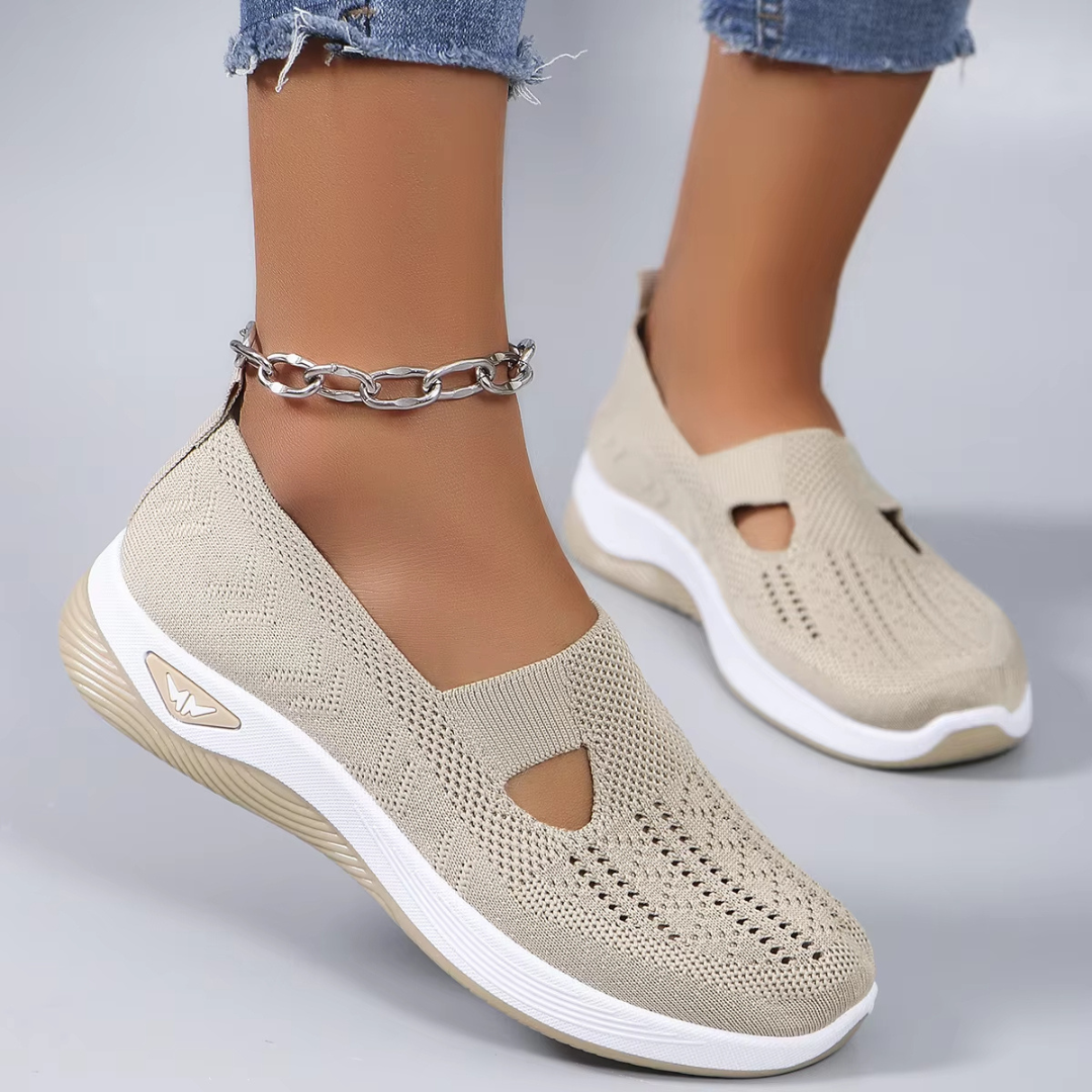Supportive, Flexible, Comfortable and Breathable Women's Textile Shoes