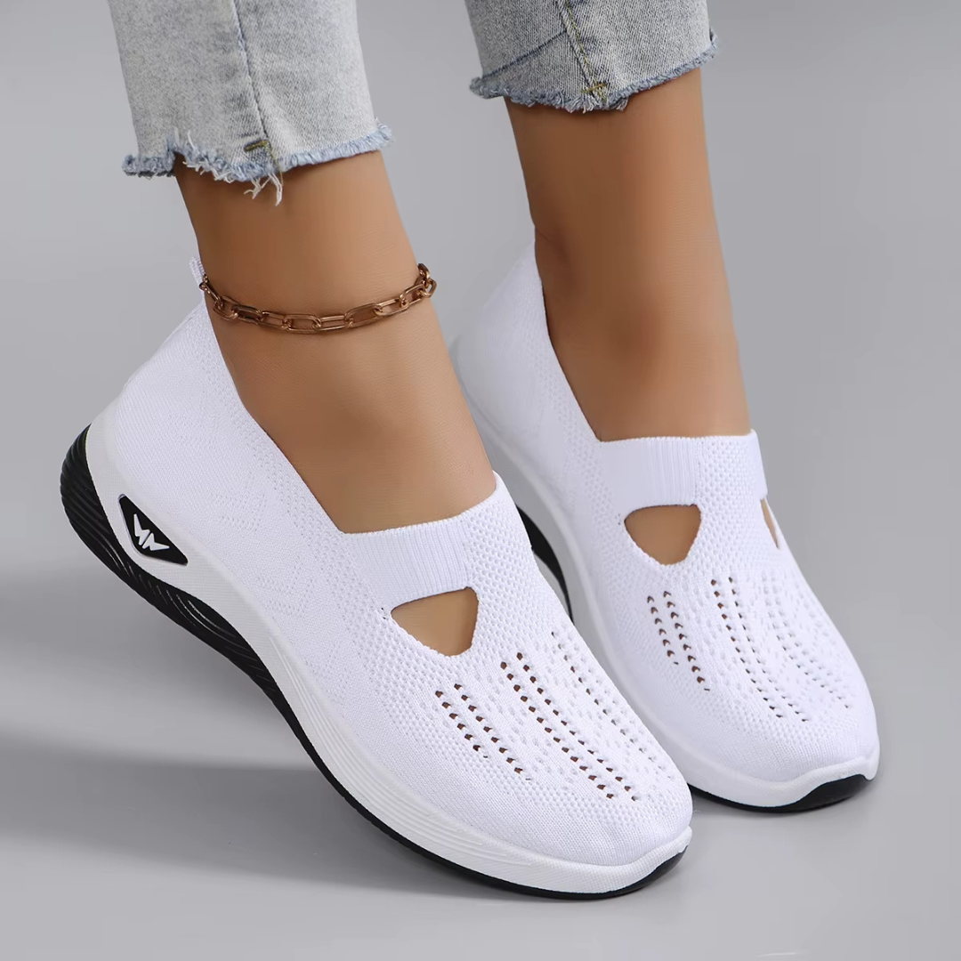 Supportive, Flexible, Comfortable and Breathable Women's Textile Shoes