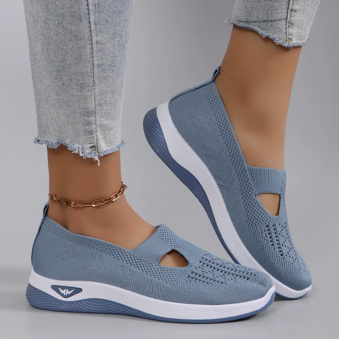 Supportive, Flexible, Comfortable and Breathable Women's Textile Shoes