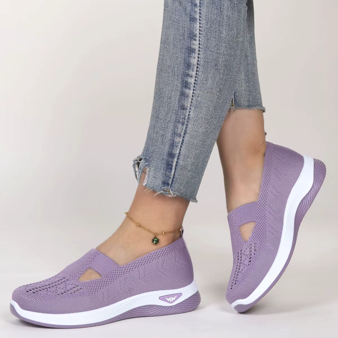 Supportive, Flexible, Comfortable and Breathable Women's Textile Shoes