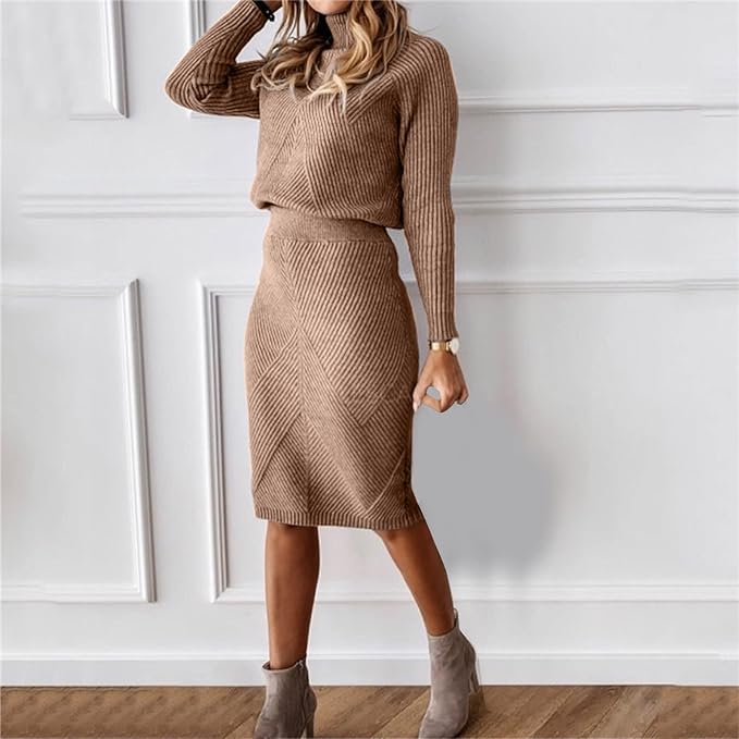 Sweater and Skirt Set