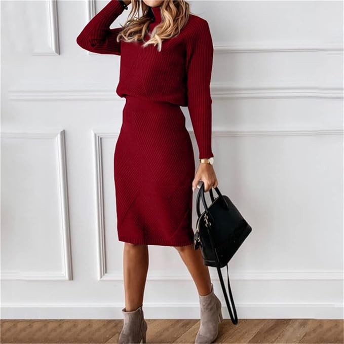 Sweater and Skirt Set