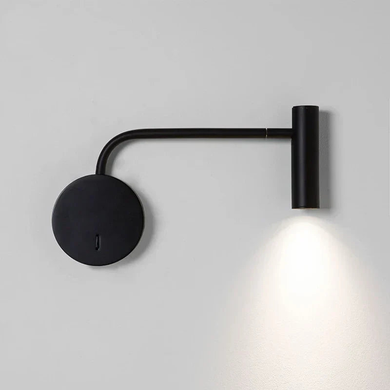 Swiveling LED Wall Light – Modern Bedroom Reading Lamp