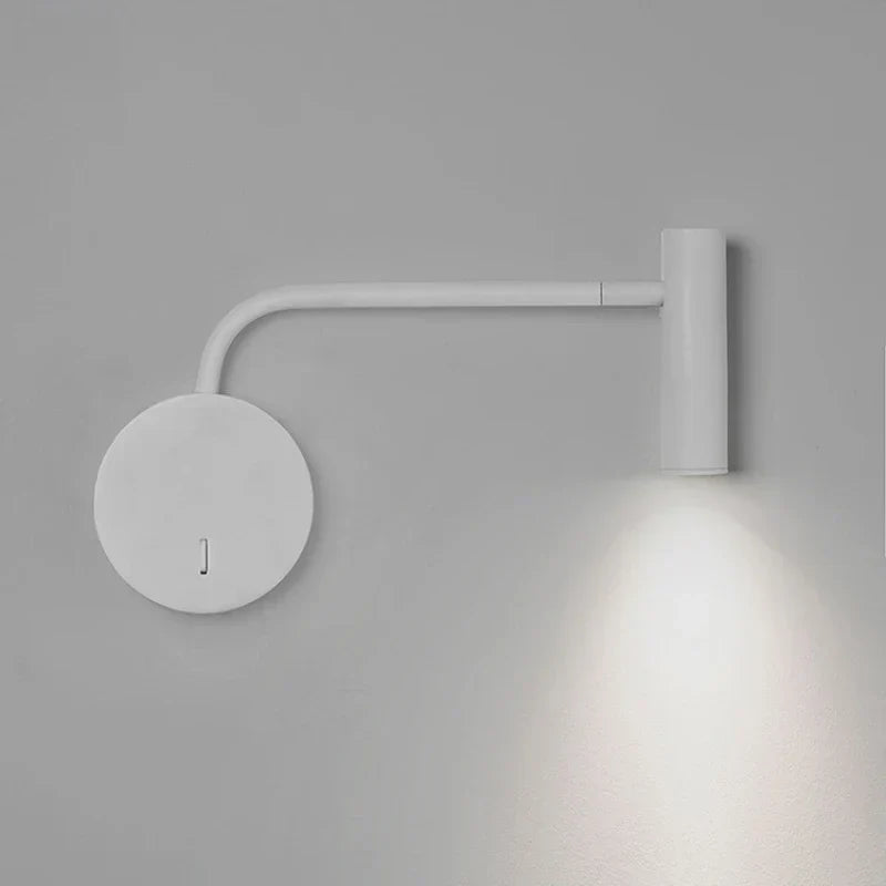 Swiveling LED Wall Light – Modern Bedroom Reading Lamp
