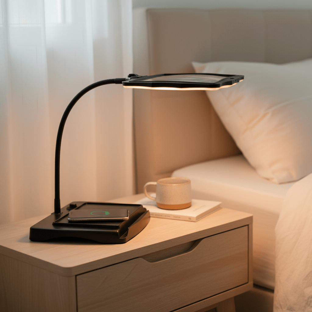 Table Magnifier with LED for Precision Work and Clear Detail