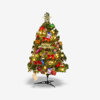 Tabletop Christmas Tree with Built-in Lights