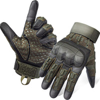 Tactical Gloves with Hard Knuckle Protection for Outdoor Activities
