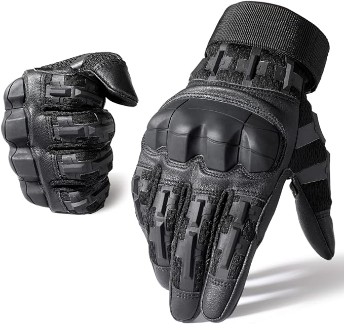 Tactical Gloves with Hard Knuckle Protection for Outdoor Activities