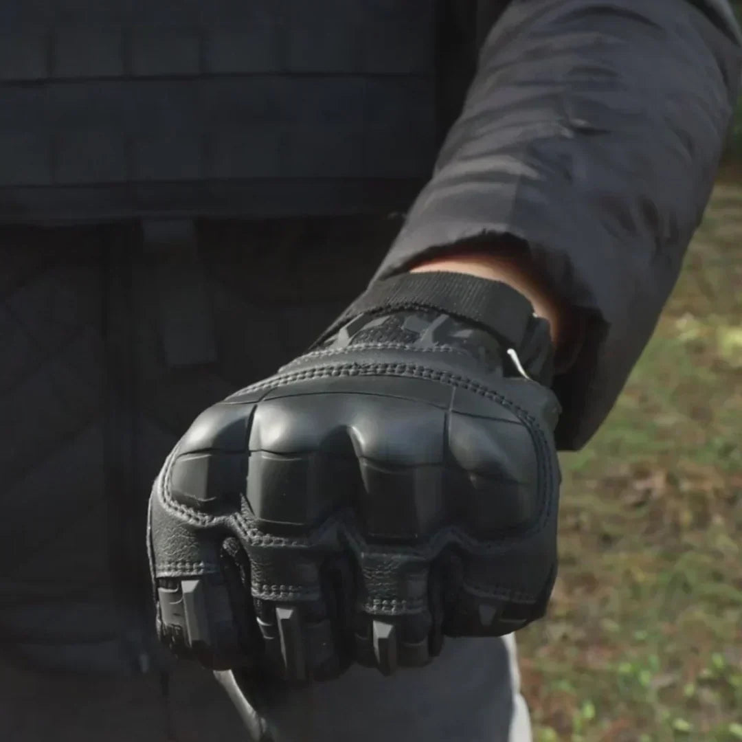 Tactical Gloves with Hard Knuckle Protection for Outdoor Activities