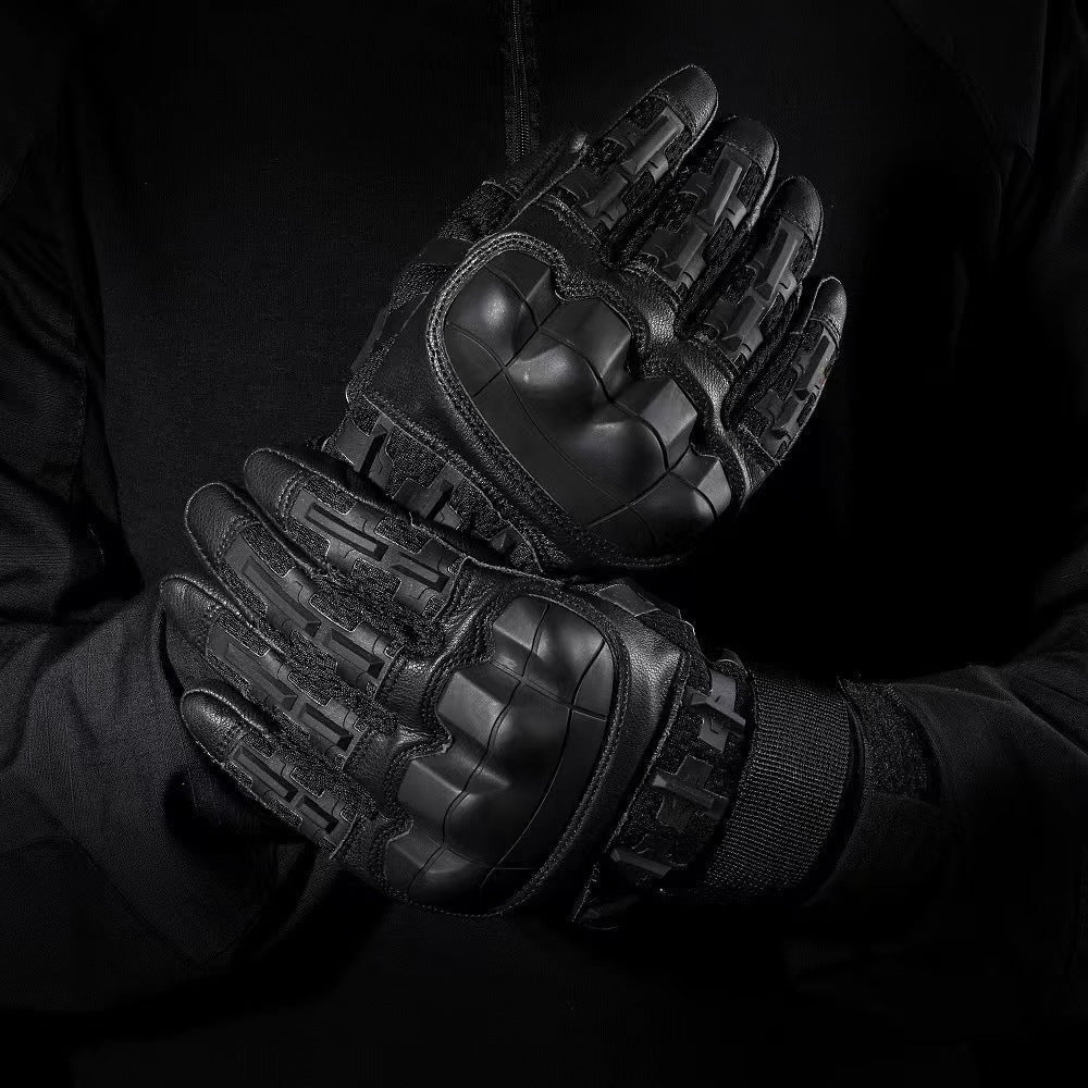 Tactical Gloves with Hard Knuckle Protection for Outdoor Activities