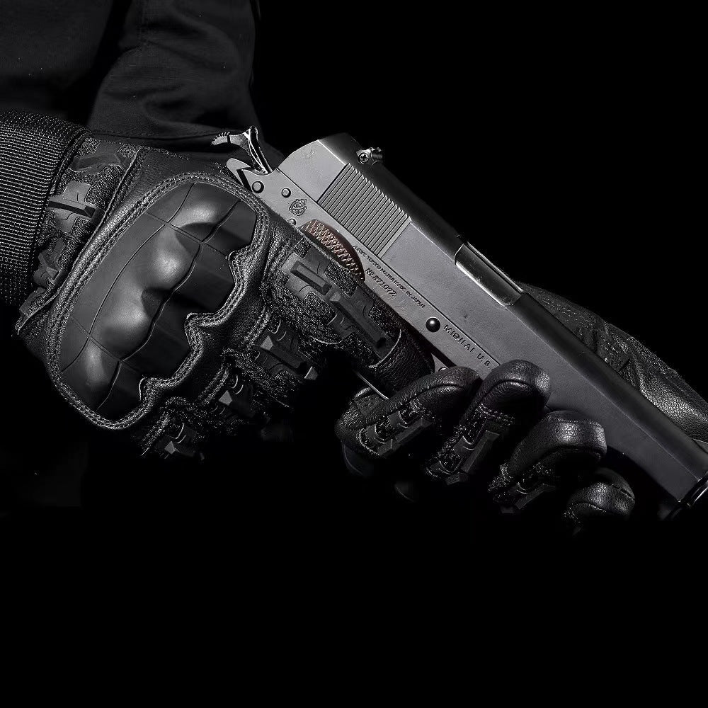 Tactical Gloves with Hard Knuckle Protection for Outdoor Activities