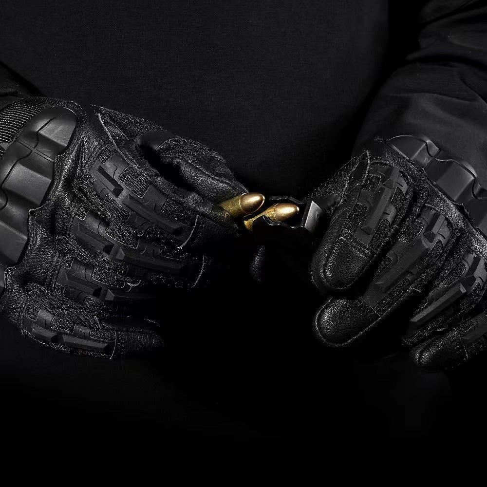 Tactical Gloves with Hard Knuckle Protection for Outdoor Activities