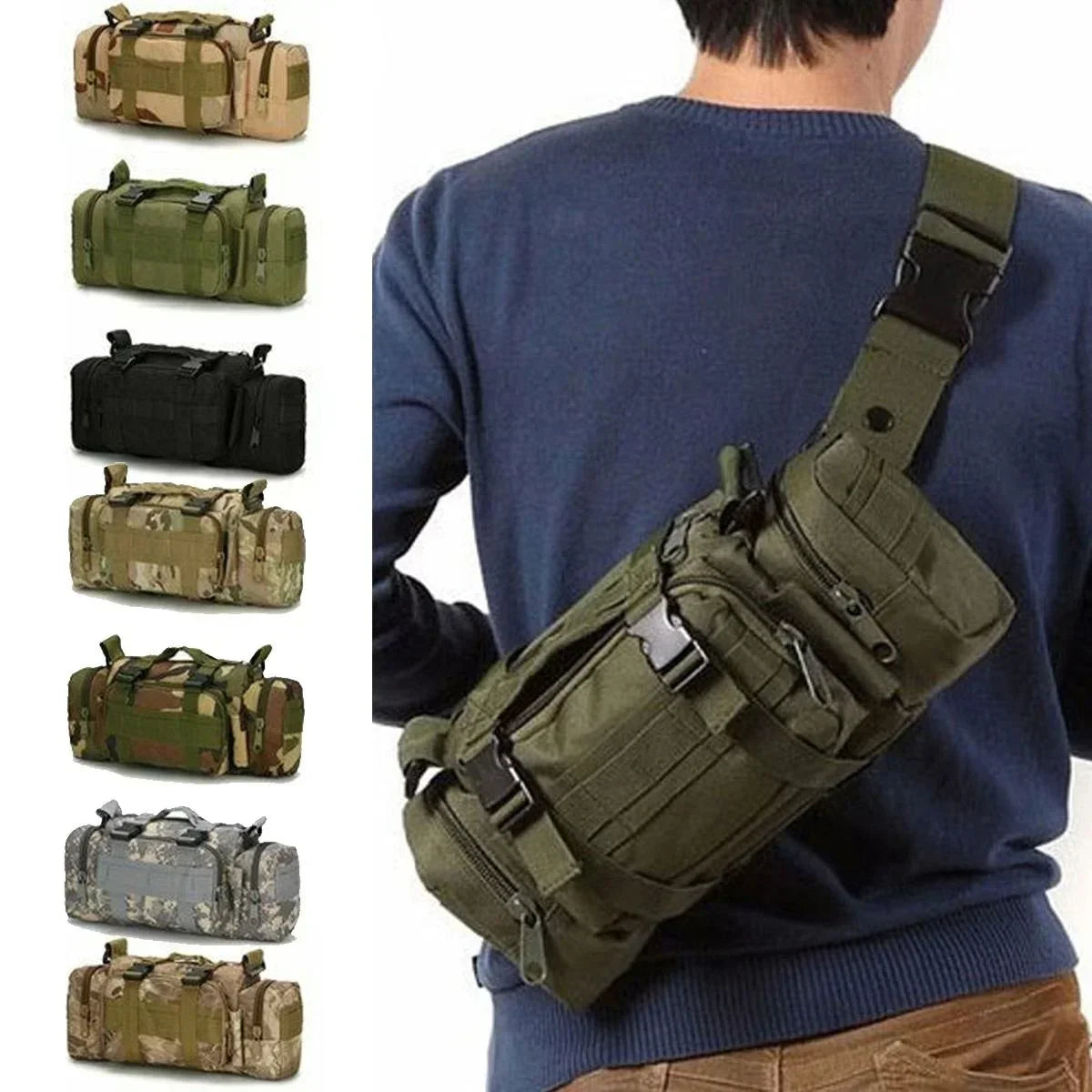 Tactical Outdoor Hiking Waist Bag