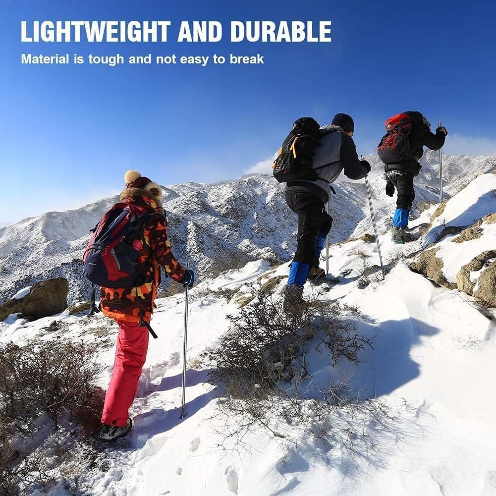 Tactical Outdoor Survival Trekking Pole with Multitool Set