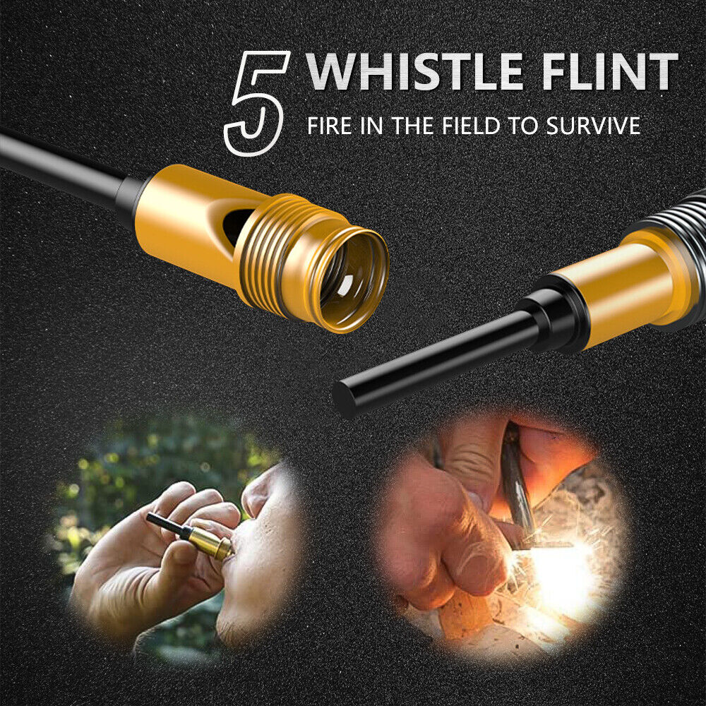 Tactical Outdoor Survival Trekking Pole with Multitool Set
