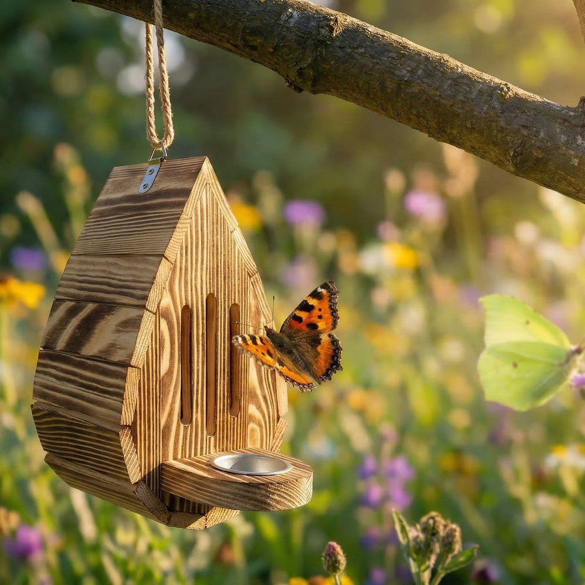 Teardrop Hanging Butterfly House