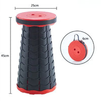 Telescopic Adjustable Stool with Non-Slip Matte Surface