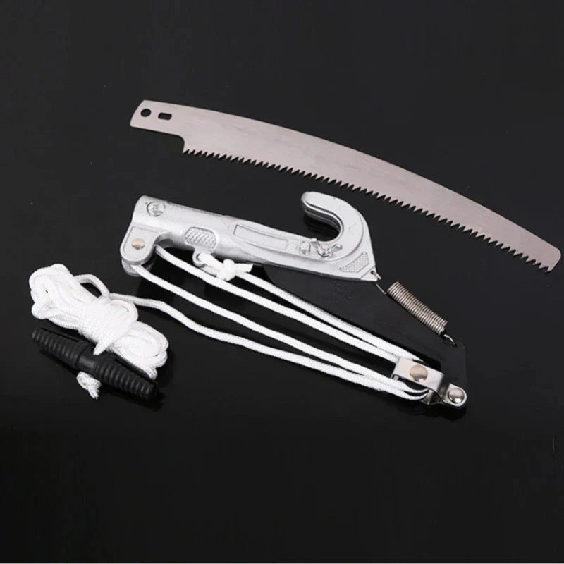 Telescopic Tree Pruner with Cord | SK5 Steel Blade | For Fruit Trees and High Branches