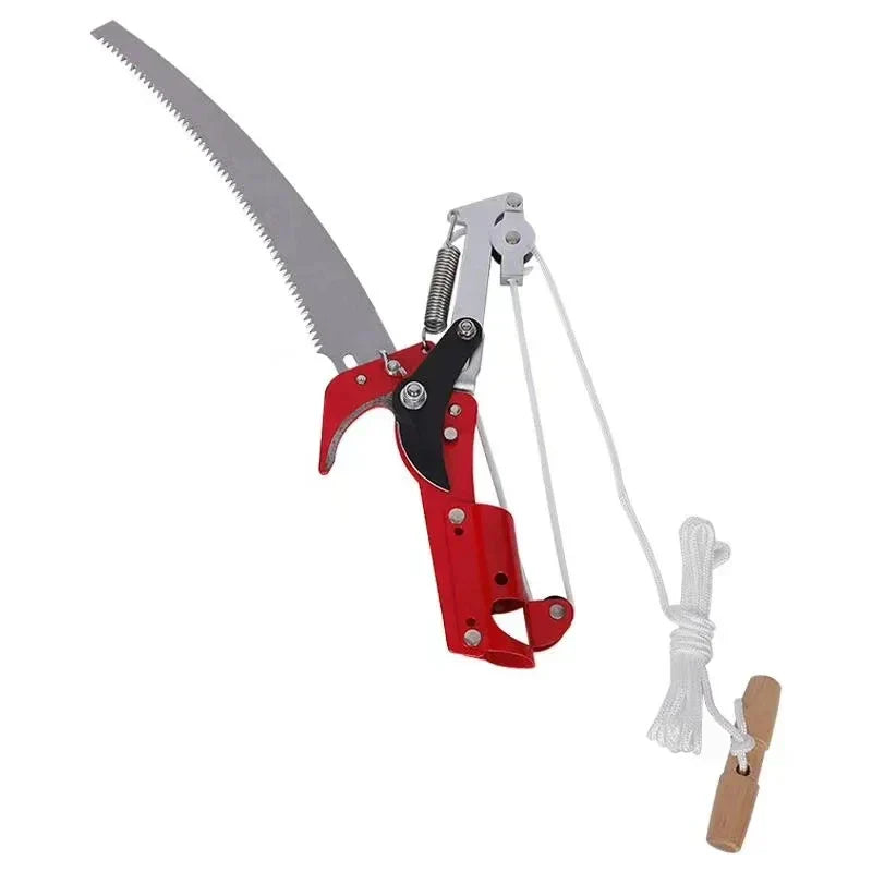 Telescopic Tree Pruner with Cord | SK5 Steel Blade | For Fruit Trees and High Branches