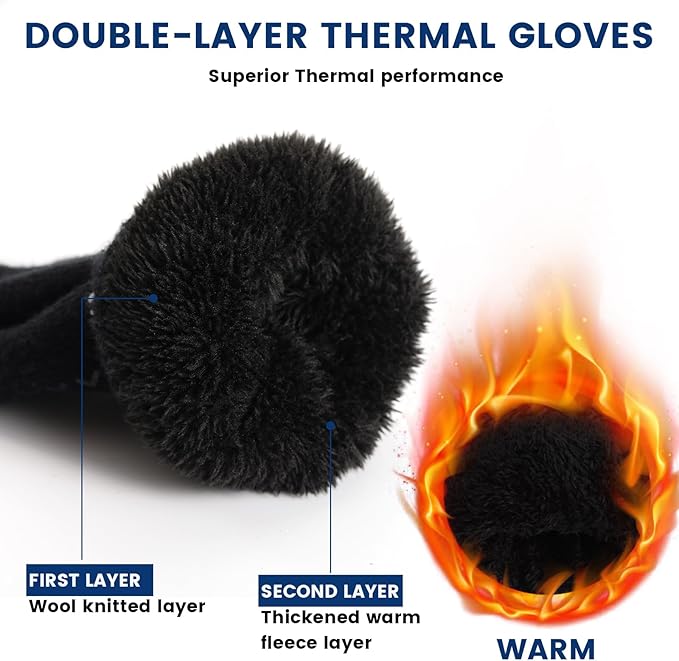 Thermal Touchscreen Winter Gloves