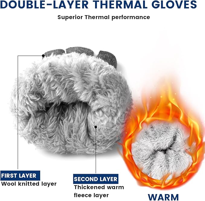 Thermal Touchscreen Winter Gloves