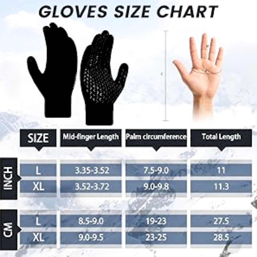 Thermal Touchscreen Winter Gloves