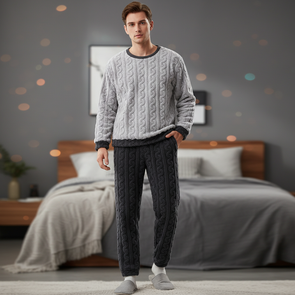 Thick Knit Pajama Set