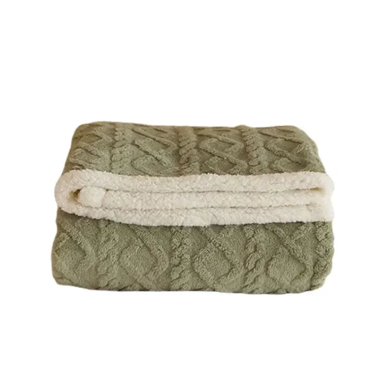 Thick Lambswool Winter Blanket