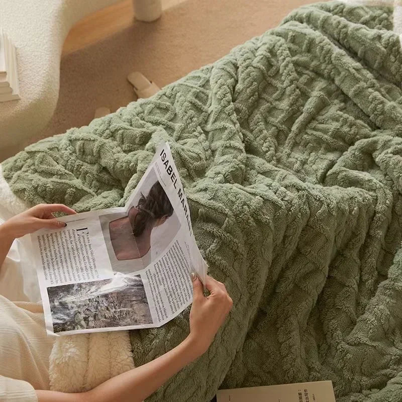 Thick Lambswool Winter Blanket