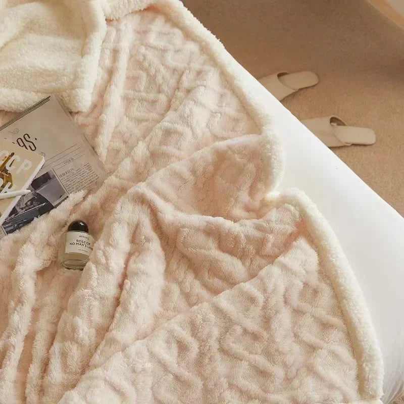 Thick Lambswool Winter Blanket